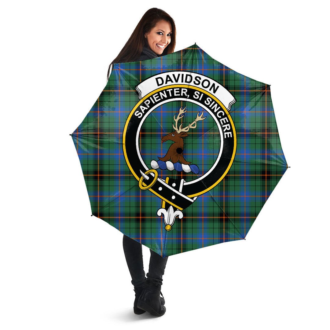 Clan Davidson Ancient Tartan Crest Umbrella CK34 Clan Davidson Tartan Today   