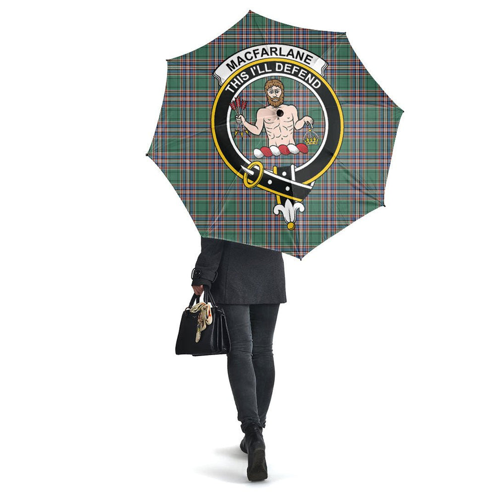 Clan MacFarlane Hunting Ancient Tartan Crest Umbrella OL87 Clan MacFarlane Tartan Today   