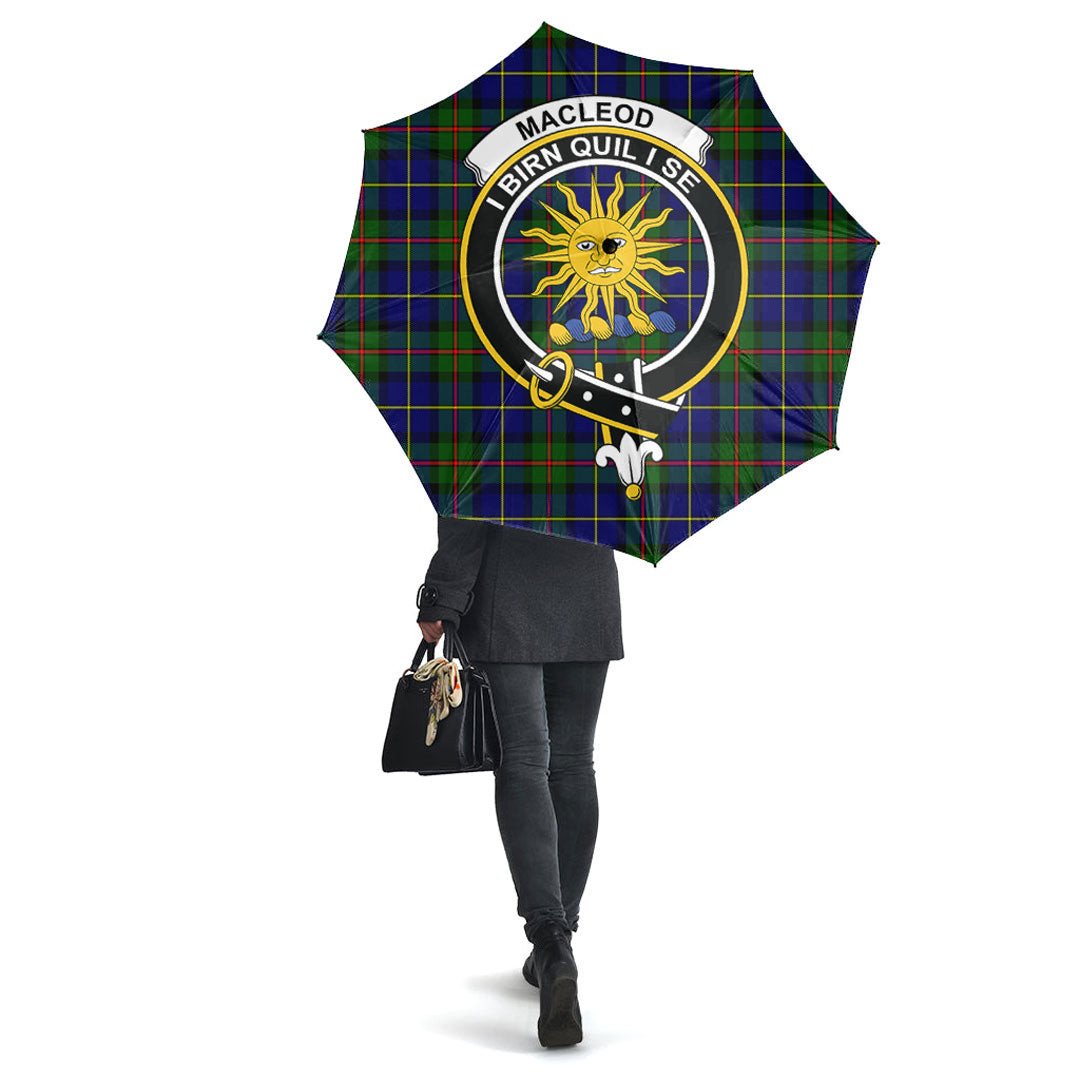 Clan MacLeod of Harris Modern Tartan Crest Umbrella PD58 Clan Hall Tartan Today   