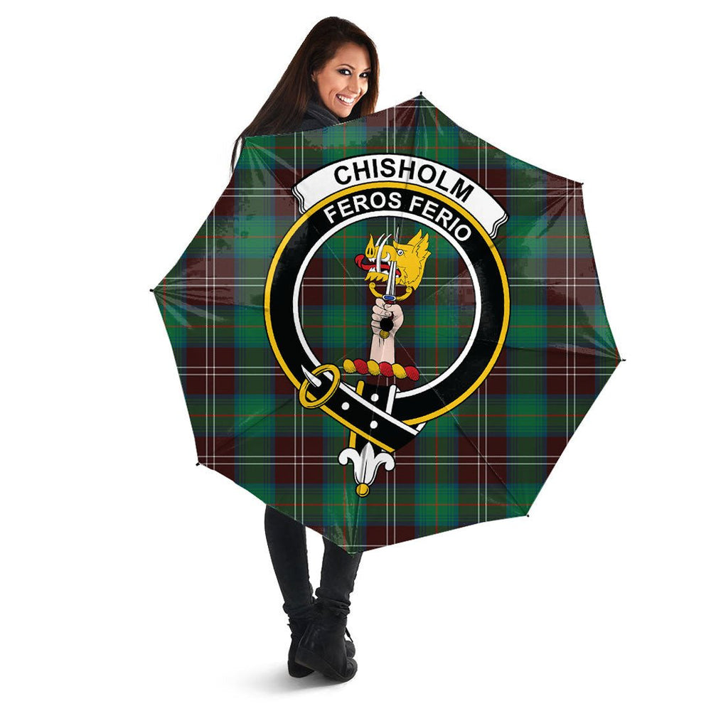 Clan Chisholm Hunting Ancient Tartan Crest Umbrella EM55 Clan Chisholm Tartan Today   