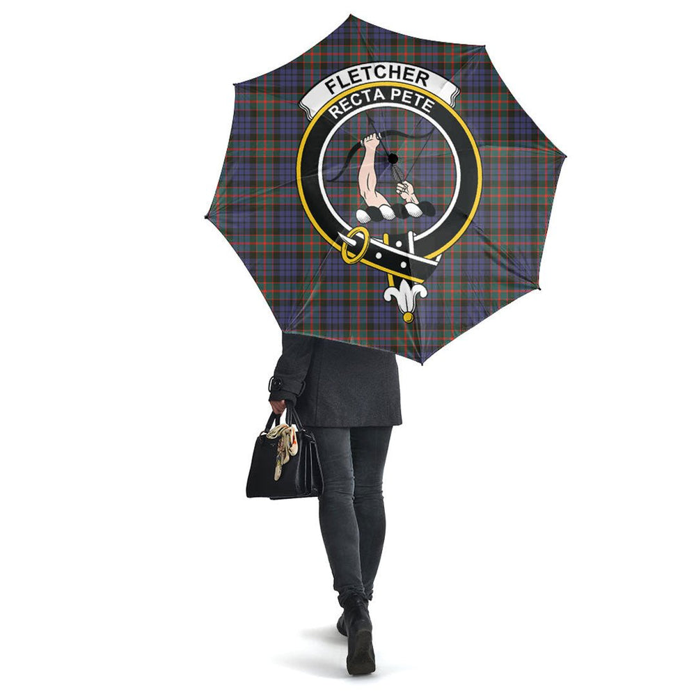 Clan Fletcher of Dunans Tartan Crest Umbrella AY87 Clan Fletcher Tartan Today   