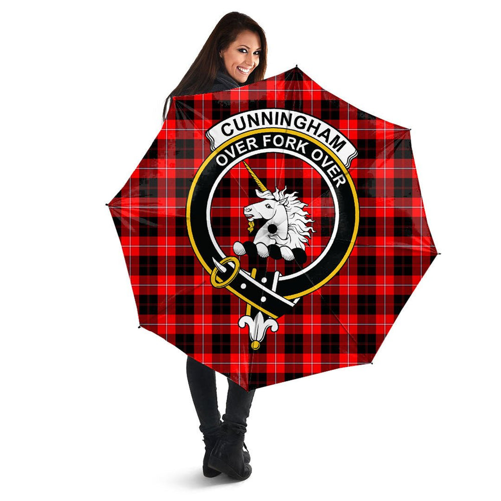 Clan Cunningham Modern Tartan Crest Umbrella IJ50 Clan Cunningham Tartan Today   