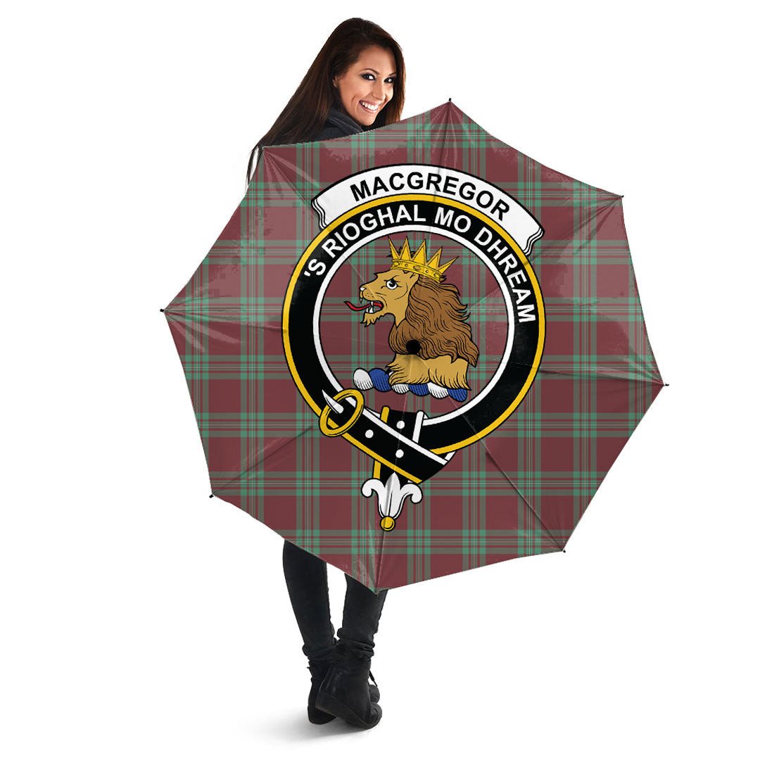 Clan MacGregor Hunting Ancient Tartan Crest Umbrella QC30 Clan MacGregor Tartan Today   