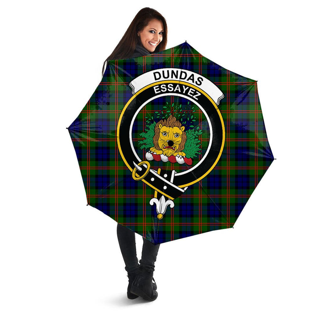 Clan Dundas Modern 02 Tartan Crest Umbrella NB65 Clan Dundas Tartan Today   