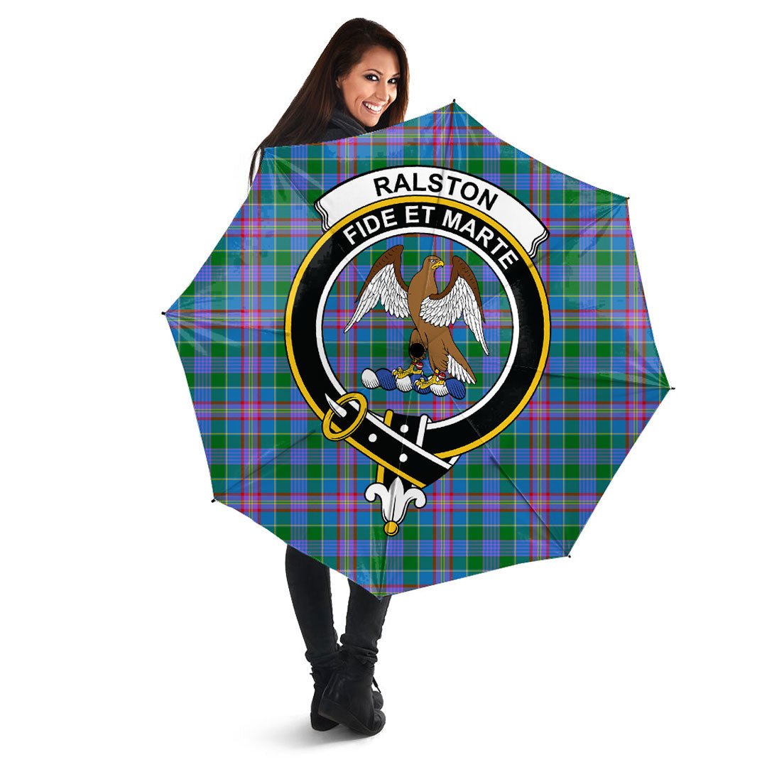 Clan Ralston Tartan Crest Umbrella RC96 Clan Ralston Tartan Today   