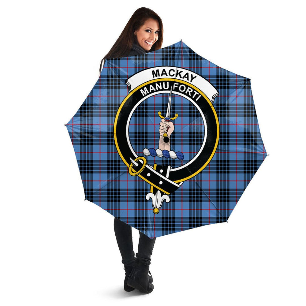 Clan MacKay Blue Tartan Crest Umbrella HB64 Clan MacKay Tartan Today   