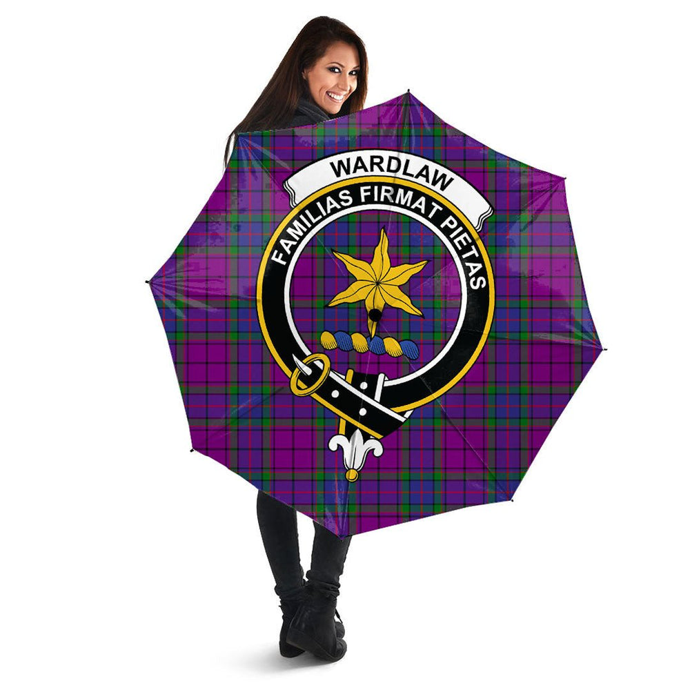 Clan Wardlaw Modern Tartan Crest Umbrella ZF65 Clan Wardlaw Tartan Today   