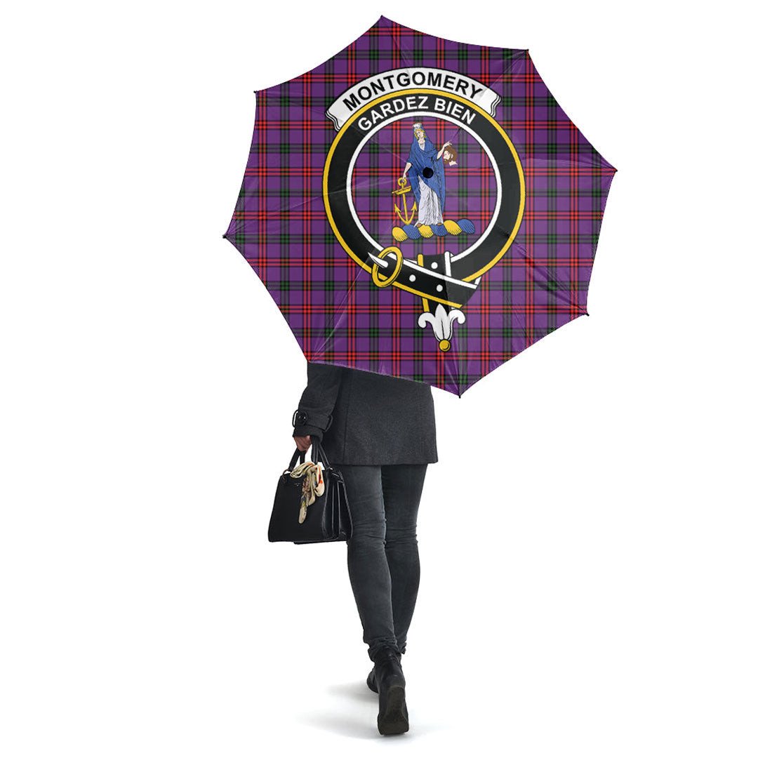 Clan Montgomery Modern Tartan Crest Umbrella QE51 Clan Montgomery Tartan Today   