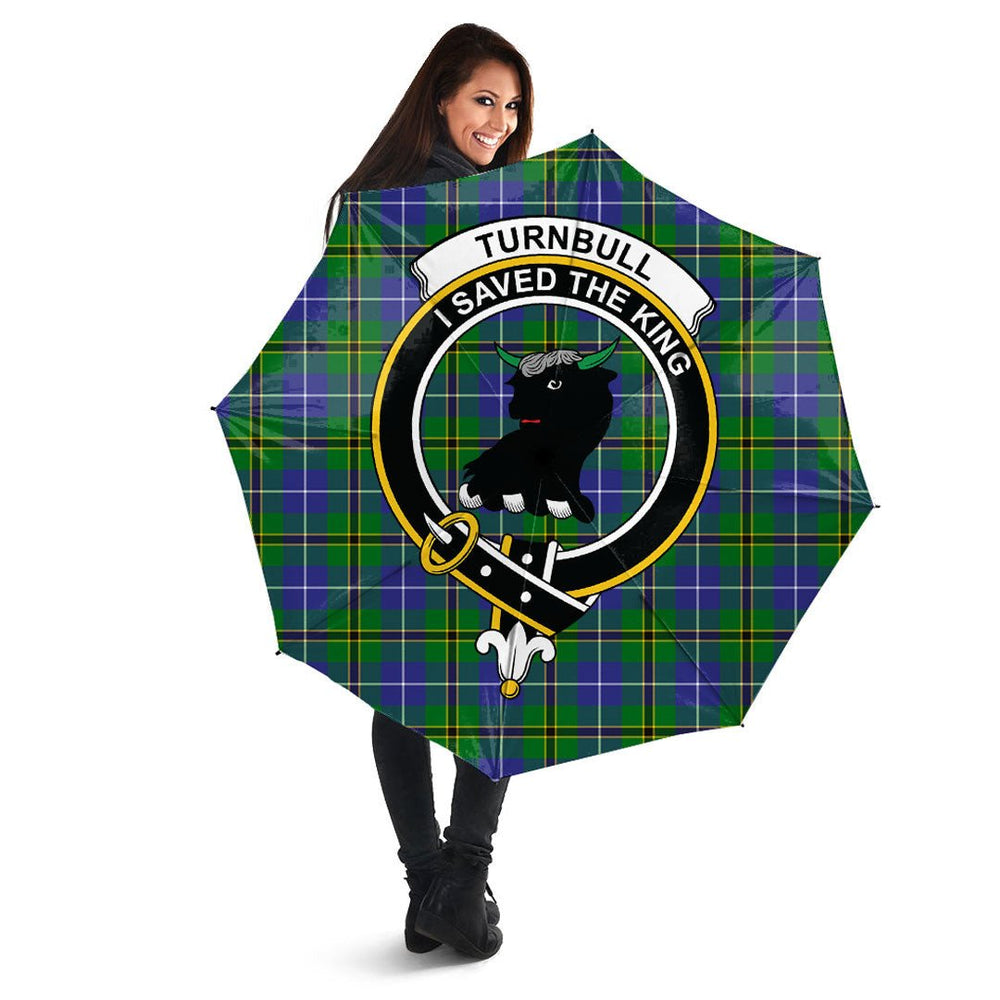 Clan Turnbull Hunting Tartan Crest Umbrella PF11 Clan Turnbull Tartan Today   