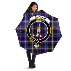 Clan Dunlop Modern Tartan Crest Umbrella EV47 Clan Dunlop Tartan Today   