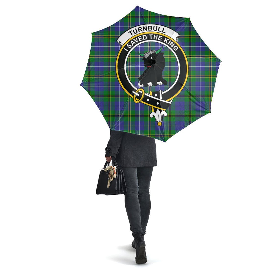 Clan Turnbull Hunting Tartan Crest Umbrella PF11 Clan Turnbull Tartan Today   
