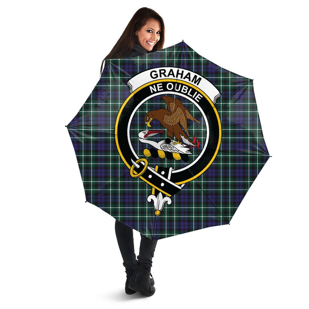 Clan Graham of Montrose Modern Tartan Crest Umbrella YA22 Clan Rose Tartan Today   