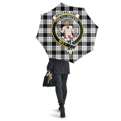 Clan MacFarlane Black White Tartan Crest Umbrella ZY84 Clan MacFarlane Tartan Today   