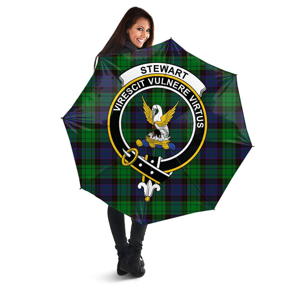 Clan Stewart Old Modern Tartan Crest Umbrella RQ99 Clan Stewart Tartan Today   