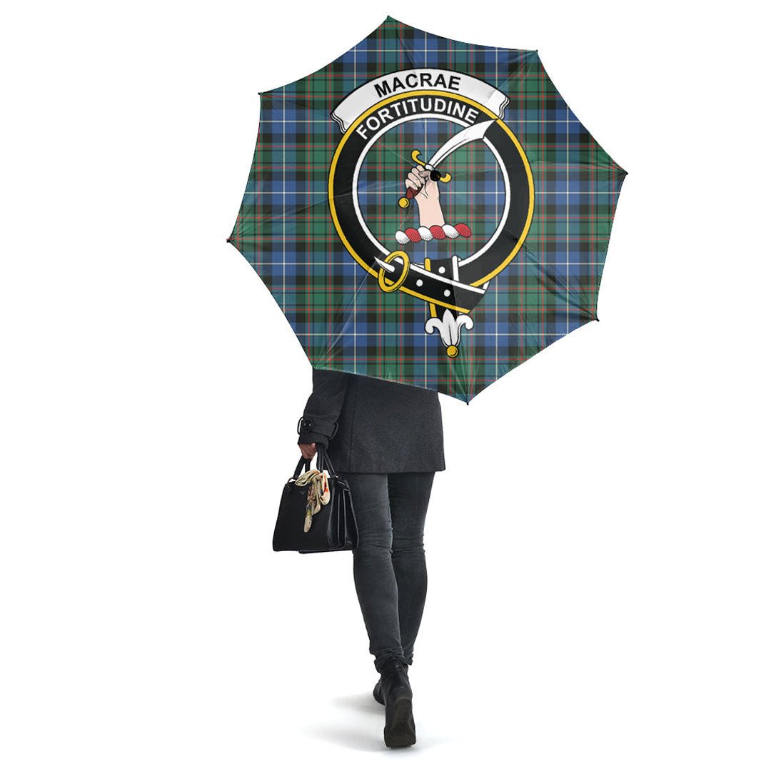 Clan MacRae Hunting Ancient Tartan Crest Umbrella MG11 Clan MacRae Tartan Today   