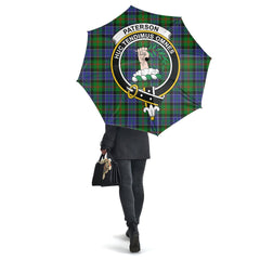 Clan Paterson Tartan Crest Umbrella CK69 Clan Paterson Tartan Today   