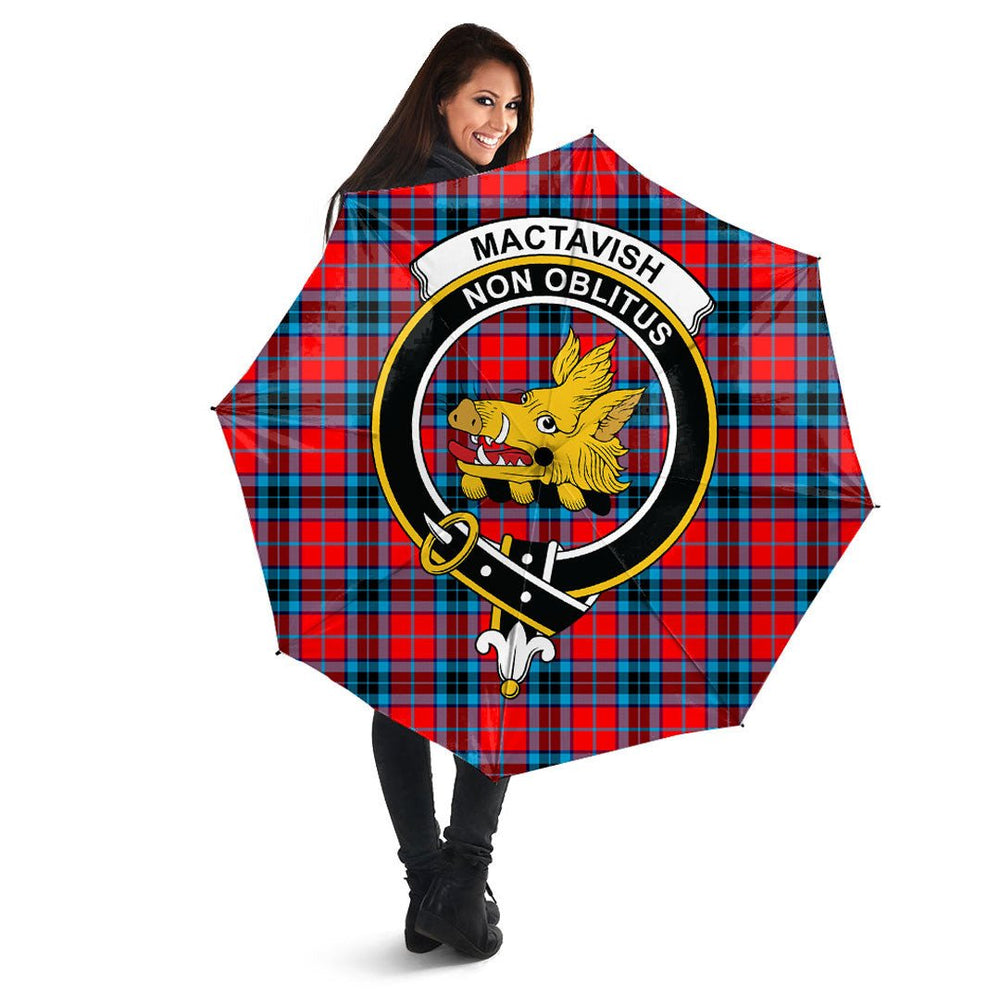 Clan MacTavish Modern Tartan Crest Umbrella JP84 Clan MacTavish Tartan Today   