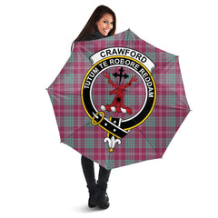Clan Crawford Ancient Tartan Crest Umbrella IJ55 Clan Crawford Tartan Today   