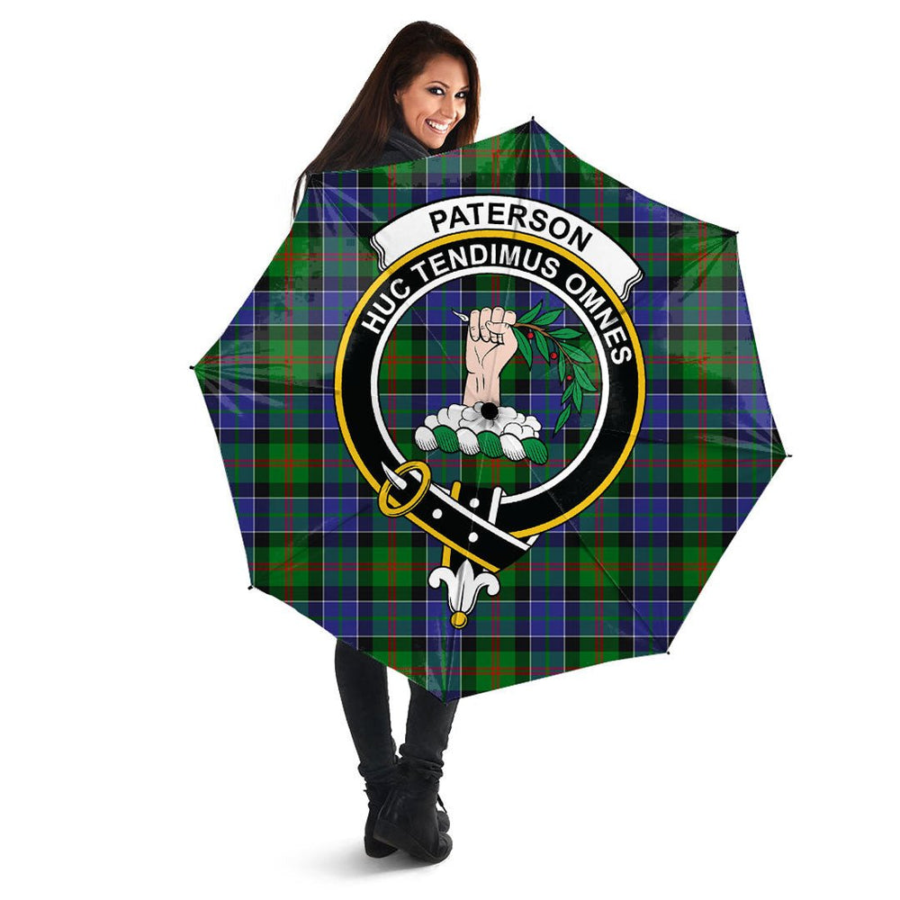 Clan Paterson Tartan Crest Umbrella CK69 Clan Paterson Tartan Today   