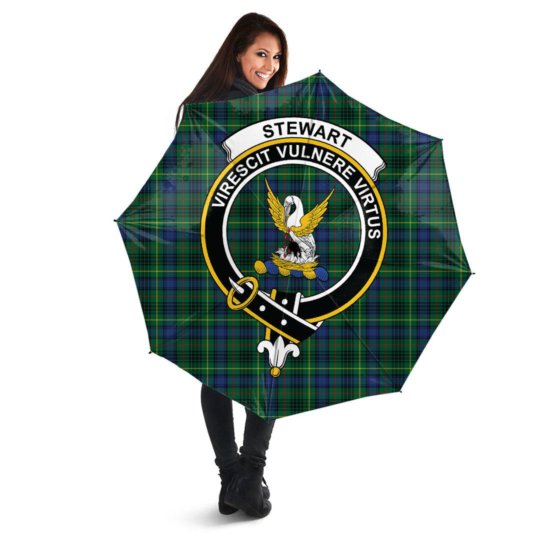 Clan Stewart Hunting Modern Tartan Crest Umbrella DF32 Clan Stewart Tartan Today   