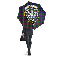 Clan Clan Inglis Modern Tartan Crest Umbrella LV18 Clan Inglis Tartan Today   