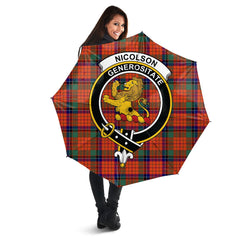 Clan Nicolson Ancient Tartan Crest Umbrella EA29 Clan Nicolson Tartan Today   