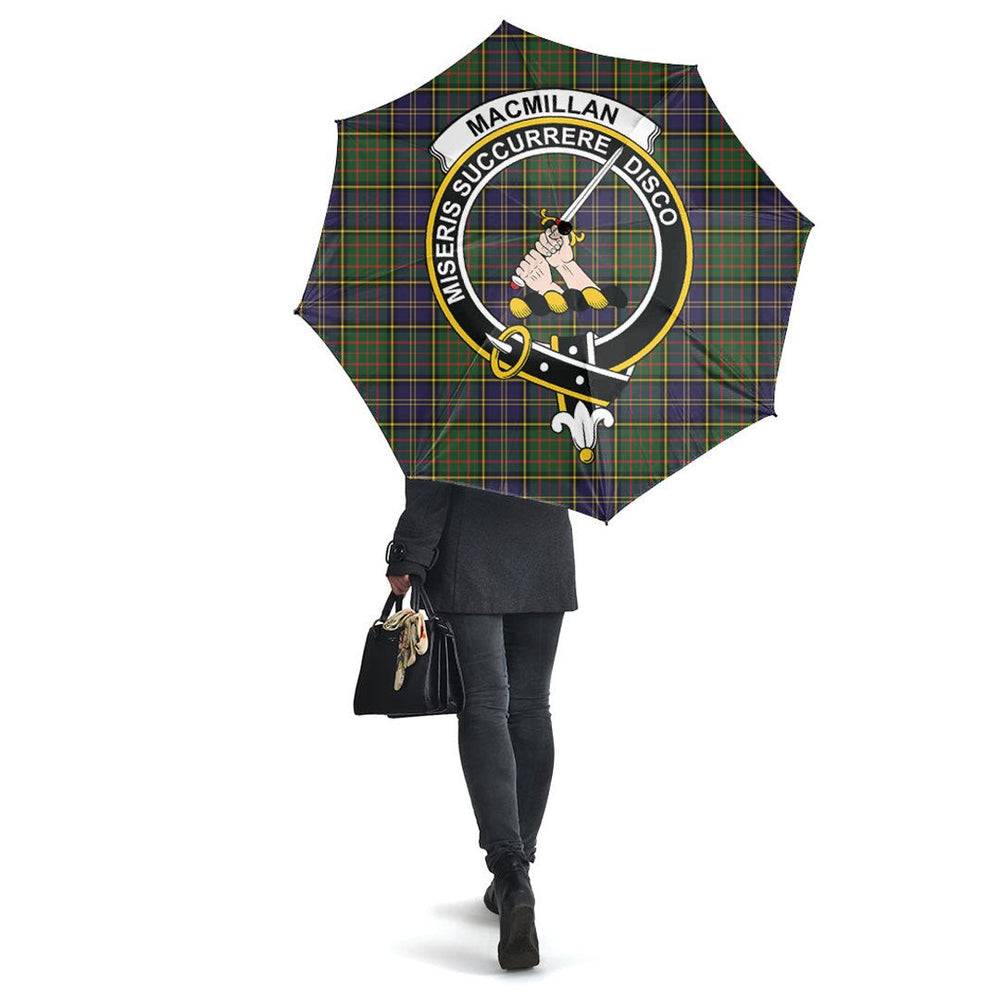 Clan MacMillan Hunting Modern Tartan Crest Umbrella NS30 Clan MacMillan Tartan Today   