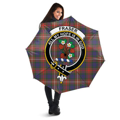 Clan Fraser Hunting Modern Tartan Crest Umbrella WX84 Clan Fraser Tartan Today   