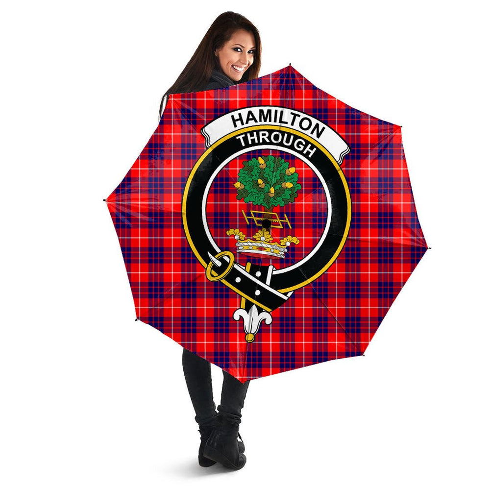 Clan Hamilton Modern Tartan Crest Umbrella RS91 Clan Hamilton Tartan Today   