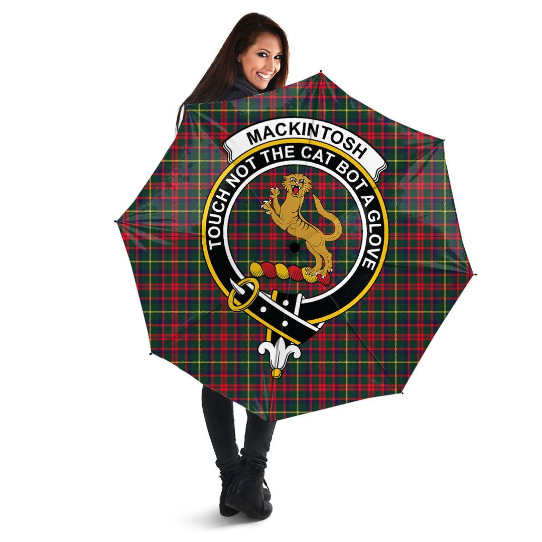 Clan MacKintosh Hunting Modern Tartan Crest Umbrella QY74 Clan MacKintosh / MacIntosh Tartan Today   