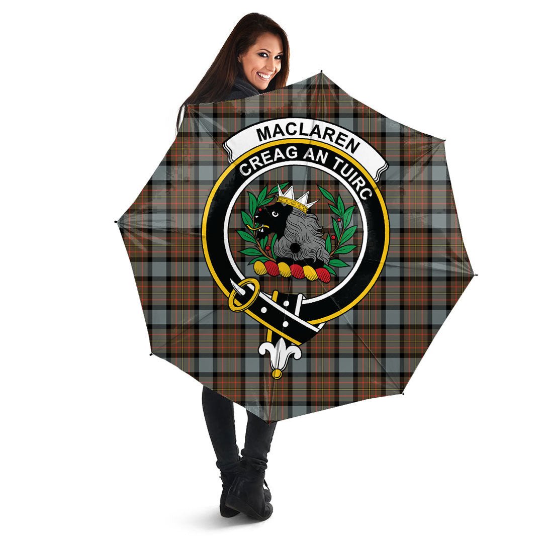 Clan MacLaren Weathered Tartan Crest Umbrella SN68 Clan Hall Tartan Today   