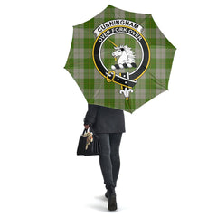 Clan Cunningham Dress Green Dancers Tartan Crest Umbrella ZY40 Clan Cunningham Tartan Today   
