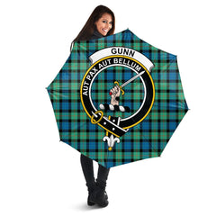 Clan Gunn Ancient Tartan Crest Umbrella CH75 Clan Gunn Tartan Today   