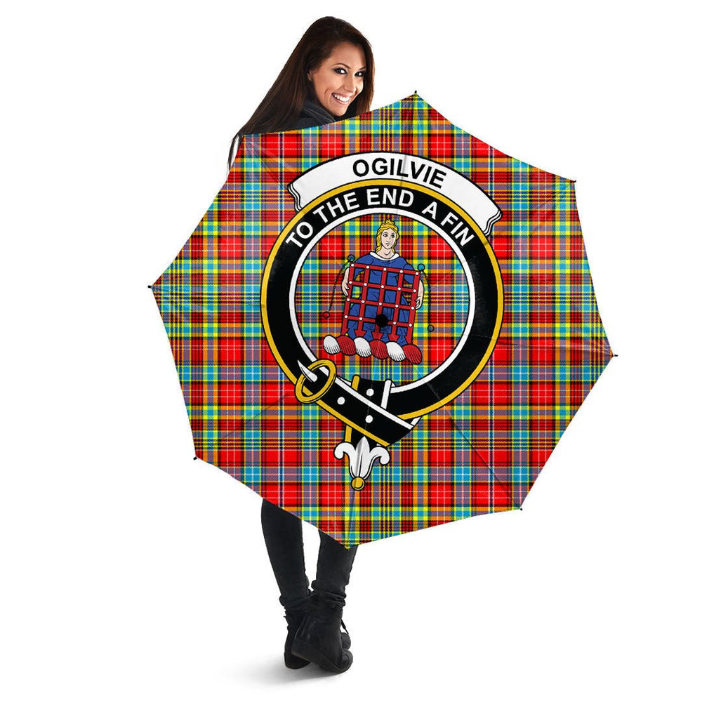 Clan Ogilvie Tartan Crest Umbrella DJ51 Clan Ogilvie Tartan Today   