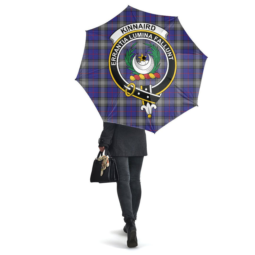 Clan Kinnaird Tartan Crest Umbrella ZC21 Clan Kinnaird Tartan Today   