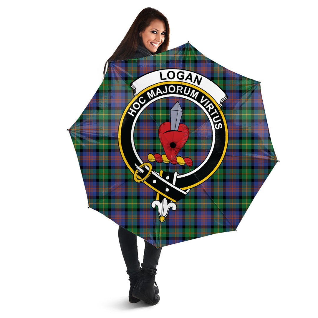 Clan Logan Ancient Tartan Crest Umbrella GK87 Clan Logan Tartan Today   