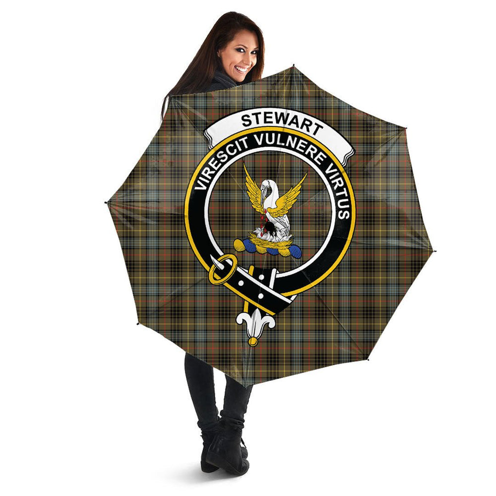 Clan Stewart Hunting Weathered Tartan Crest Umbrella WB46 Clan Stewart Tartan Today   