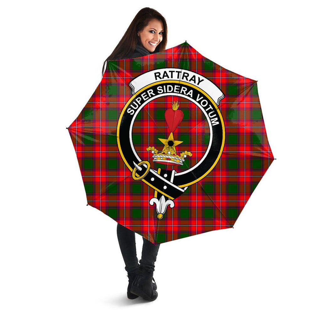 Clan Rattray Modern Tartan Crest Umbrella BU59 Clan Rattray Tartan Today   