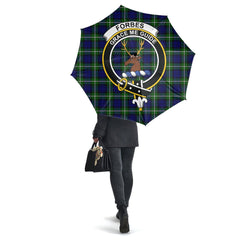 Clan Forbes Modern Tartan Crest Umbrella BS75 Clan Forbes Tartan Today   