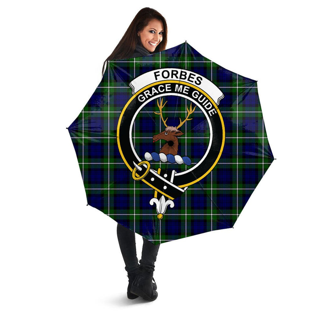 Clan Forbes Modern Tartan Crest Umbrella BS75 Clan Forbes Tartan Today   