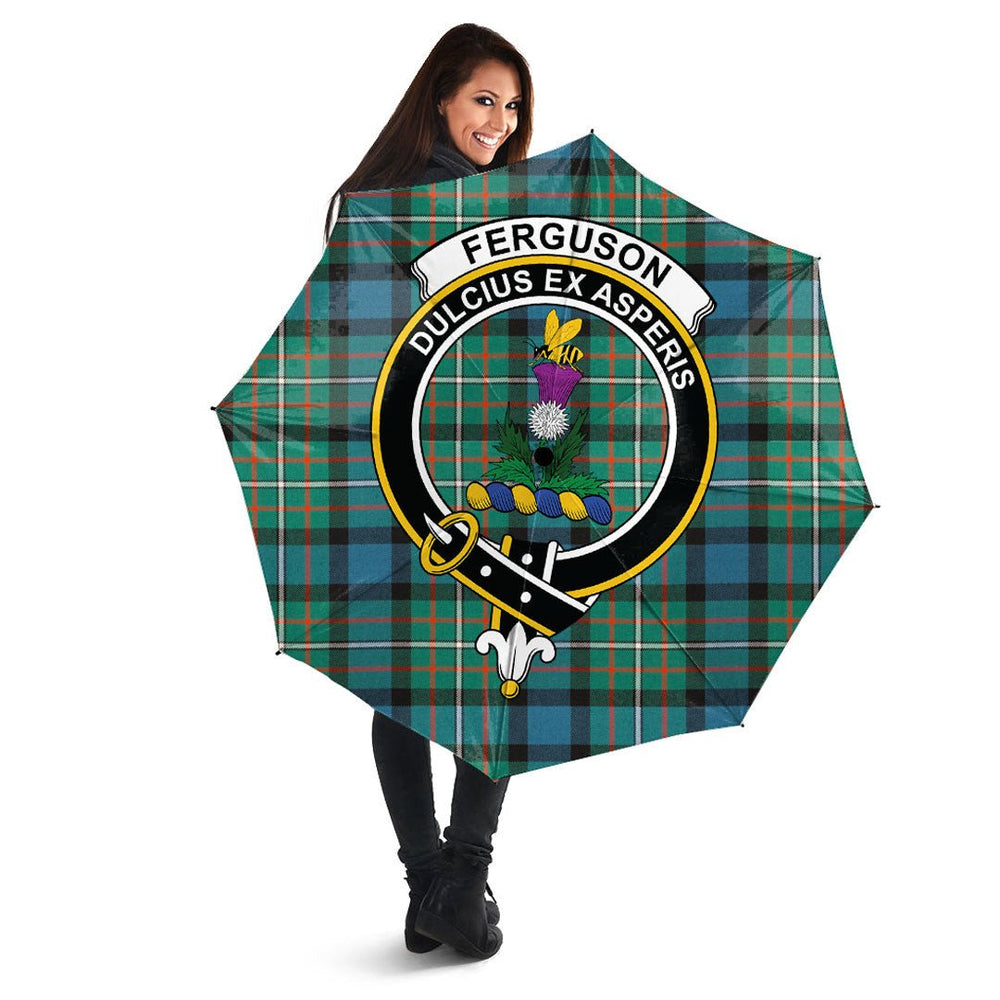 Clan Ferguson Ancient Tartan Crest Umbrella EW91 Clan Hall Tartan Today   