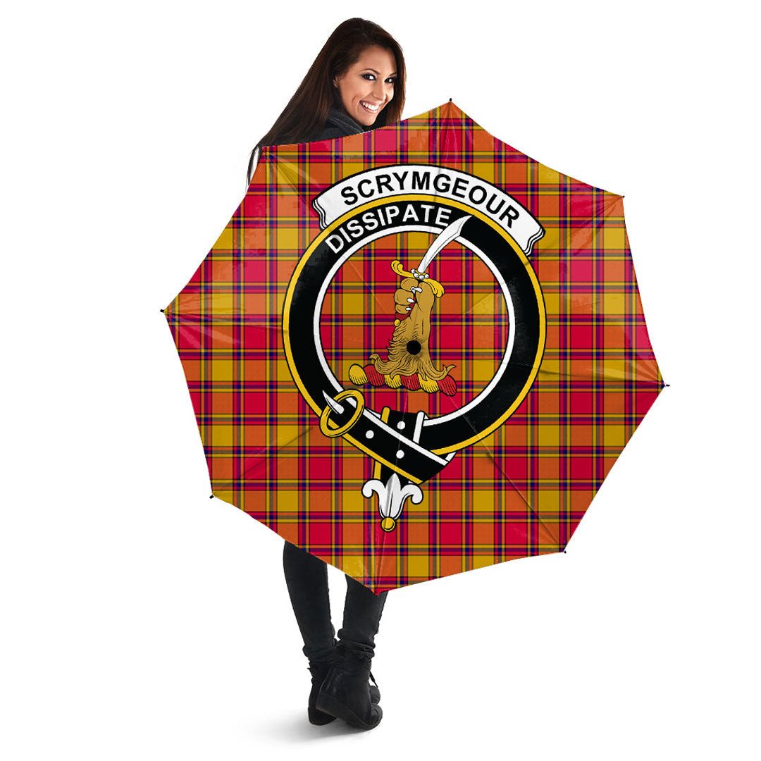 Clan Scrymgeour Tartan Crest Umbrella UL16 Clan Scrymgeour Tartan Today   
