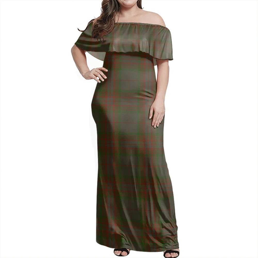 Clan Gray Tartan Hawaii Dress BW49 Clan Gray Tartan Hawaii Dress   