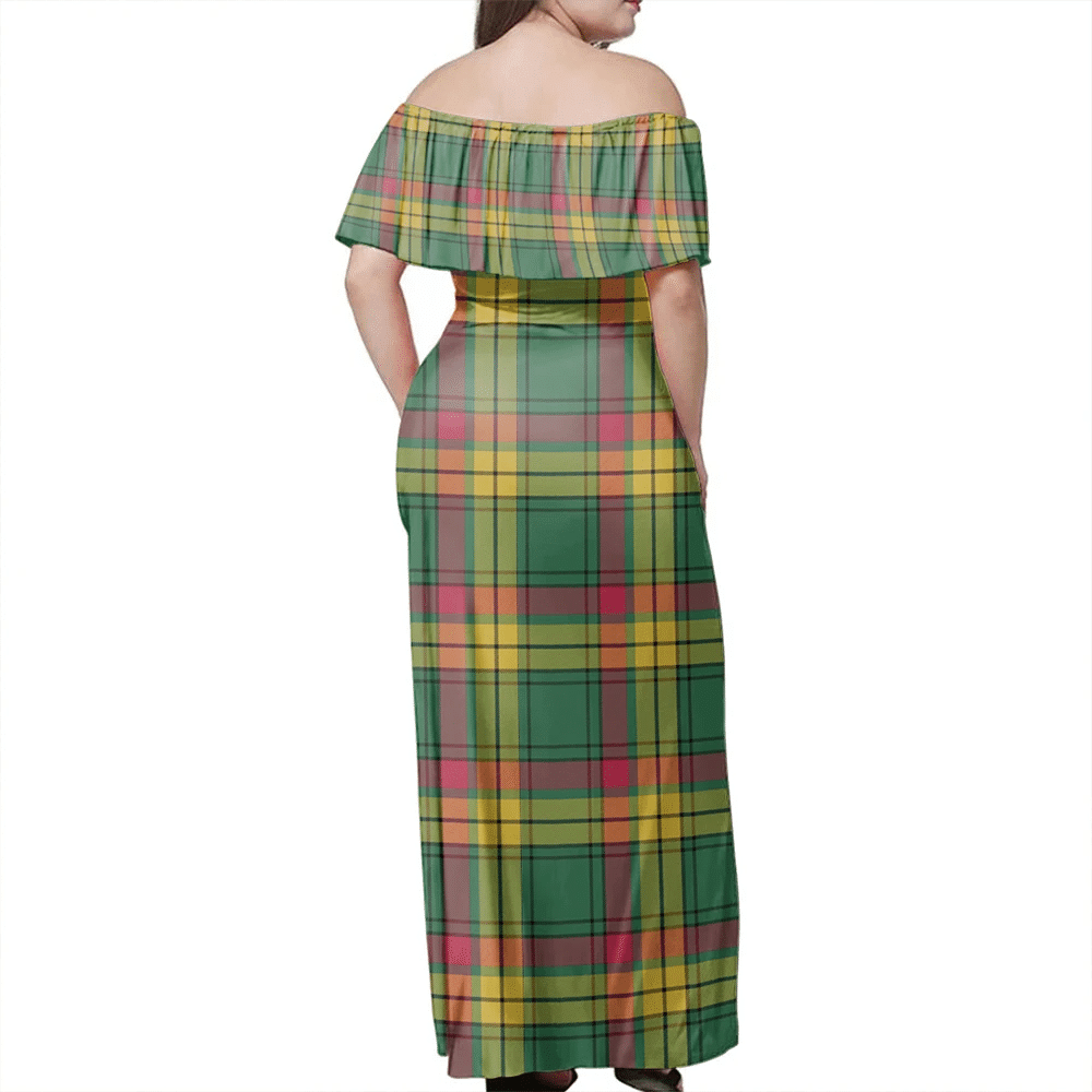 Clan MacMillan Old Ancient Tartan Hawaii Dress LM28 Clan MacMillan Tartan Hawaii Dress   