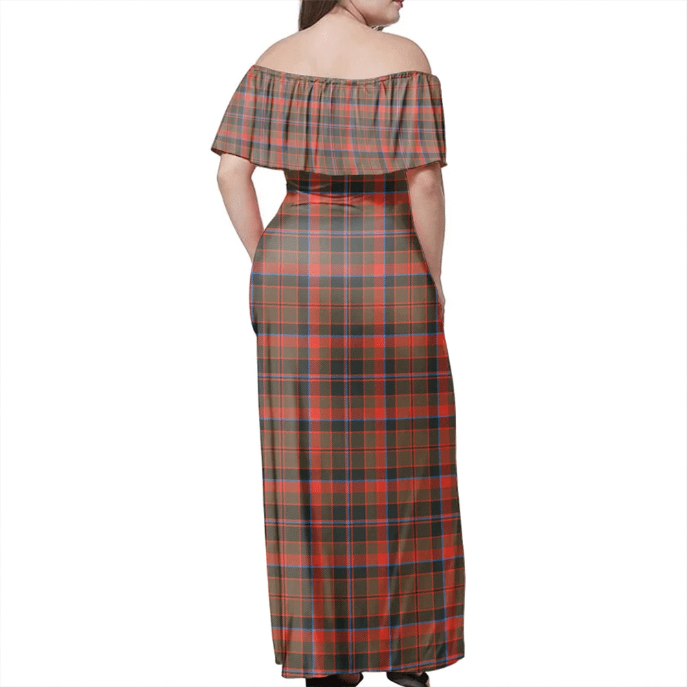 Clan Cumming Hunting Weathered Tartan Hawaii Dress PR14 Clan Cumming Tartan Hawaii Dress   