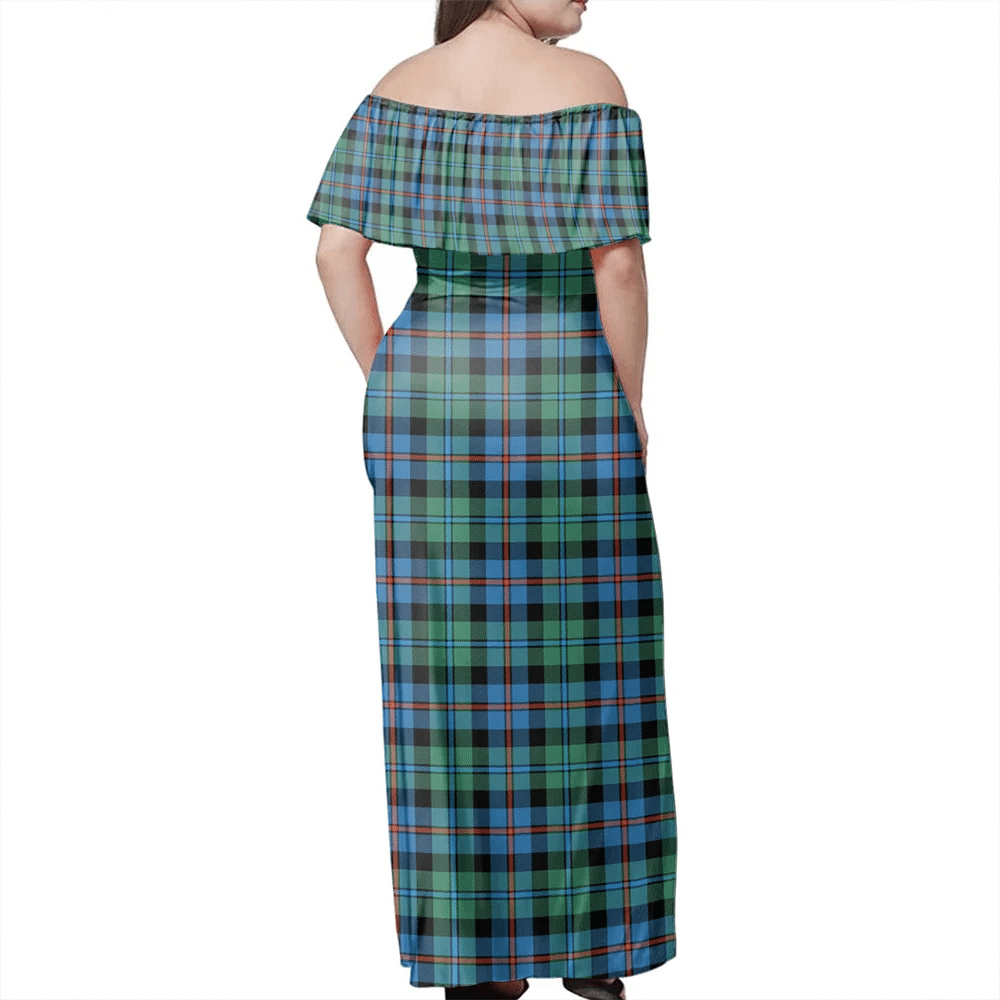 Clan Campbell Of Cawdor Ancient Tartan Hawaii Dress NA76 Clan Campbell of Cawdor Tartan Hawaii Dress   