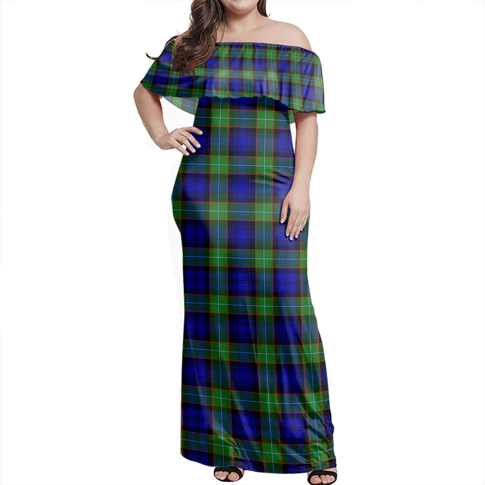 Clan Sempill Modern Tartan Hawaii Dress OP84 Clan Sempill Tartan Hawaii Dress   