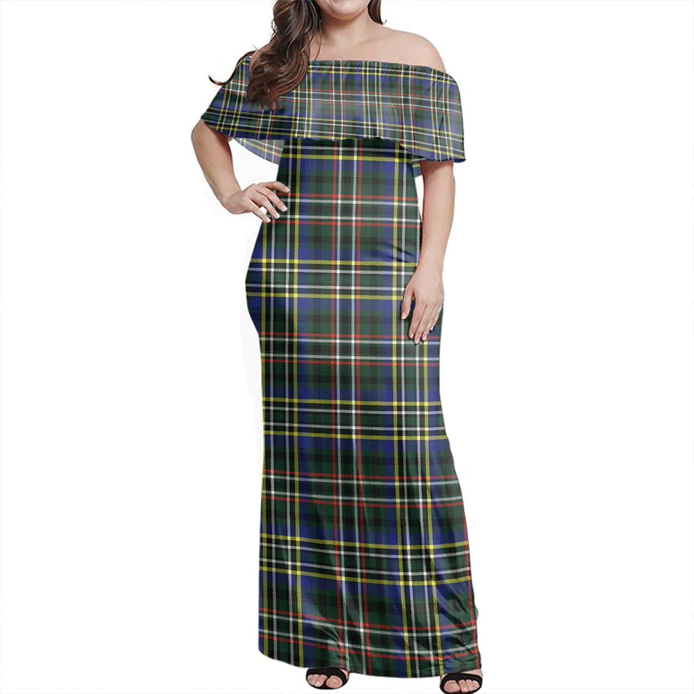 Clan Scott Green Modern Tartan Hawaii Dress OJ15 Clan Scott (Scott Tartan) Tartan Hawaii Dress   