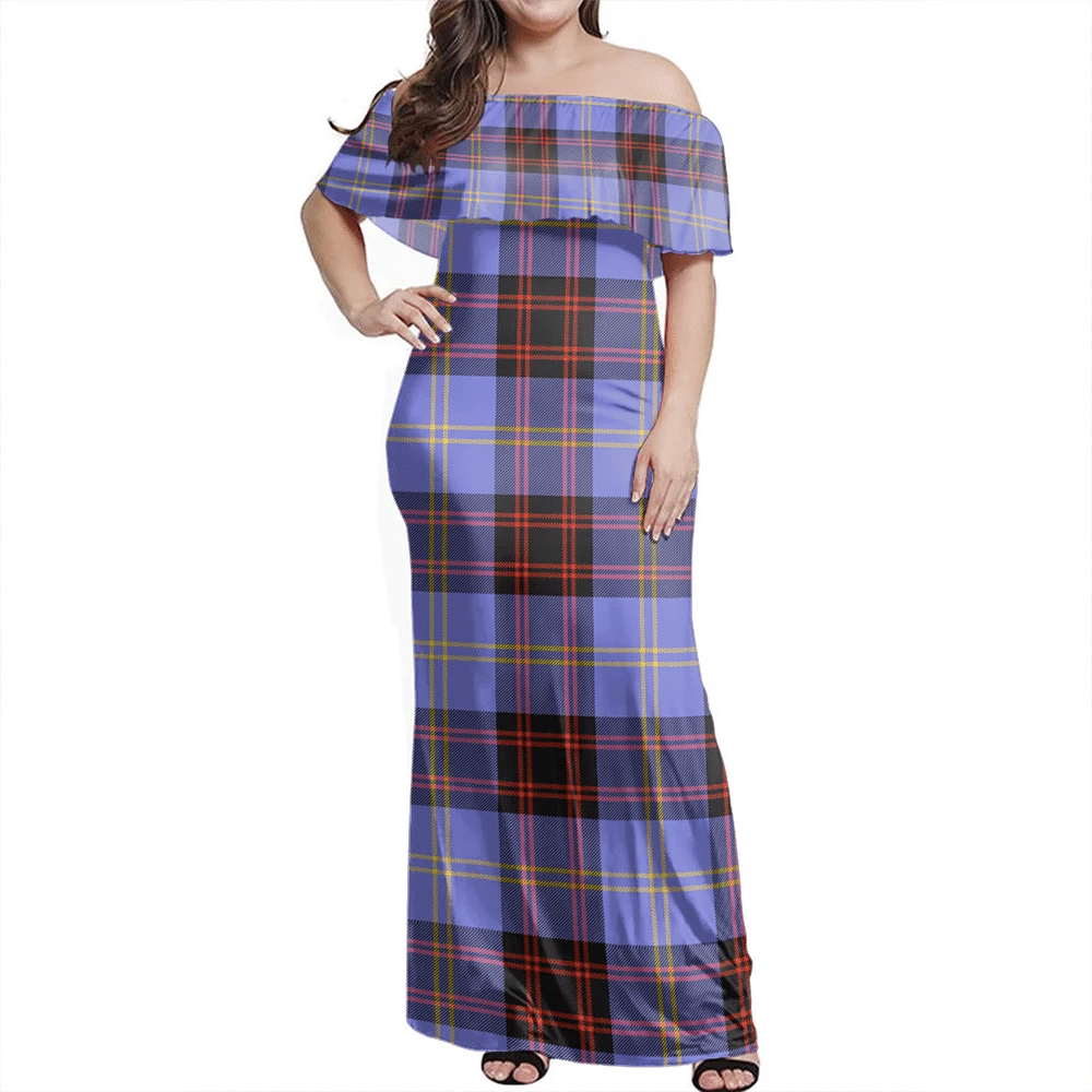 Clan Rutherford Tartan Hawaii Dress QA75 Clan Rutherford Tartan Hawaii Dress   