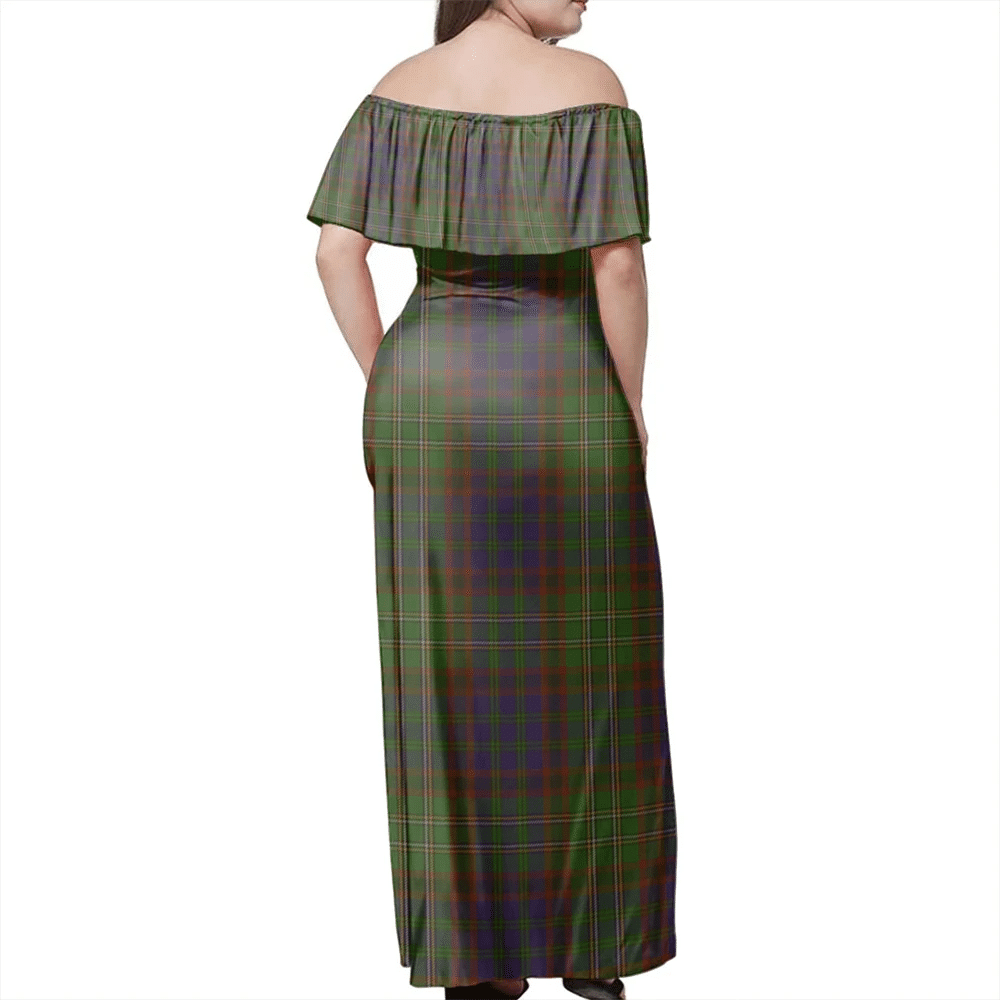 Clan Cunningham Hunting Modern Tartan Hawaii Dress EH59 Clan Cunningham Tartan Hawaii Dress   